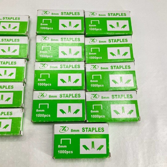 10,000 Staples, Standard 1/4 Inch Length AND 9,000 Staples, 8mm Length - Picture 4 of 5